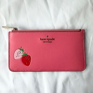 Kate Spade New York Strawberry Slim Card Holder Wallet